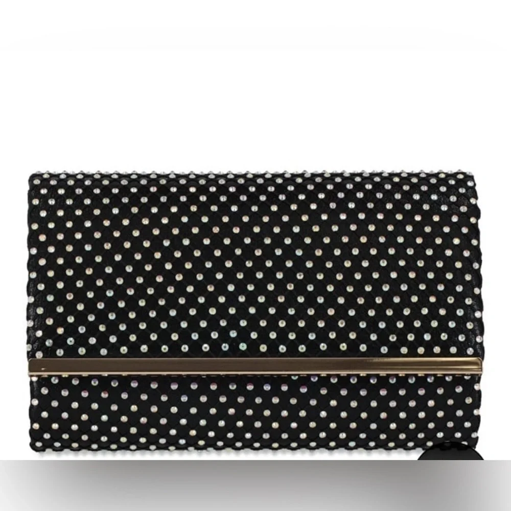 I.N.C. INTERNATIONAL CONCEPTS Caitlin Netted Microstone Clutch